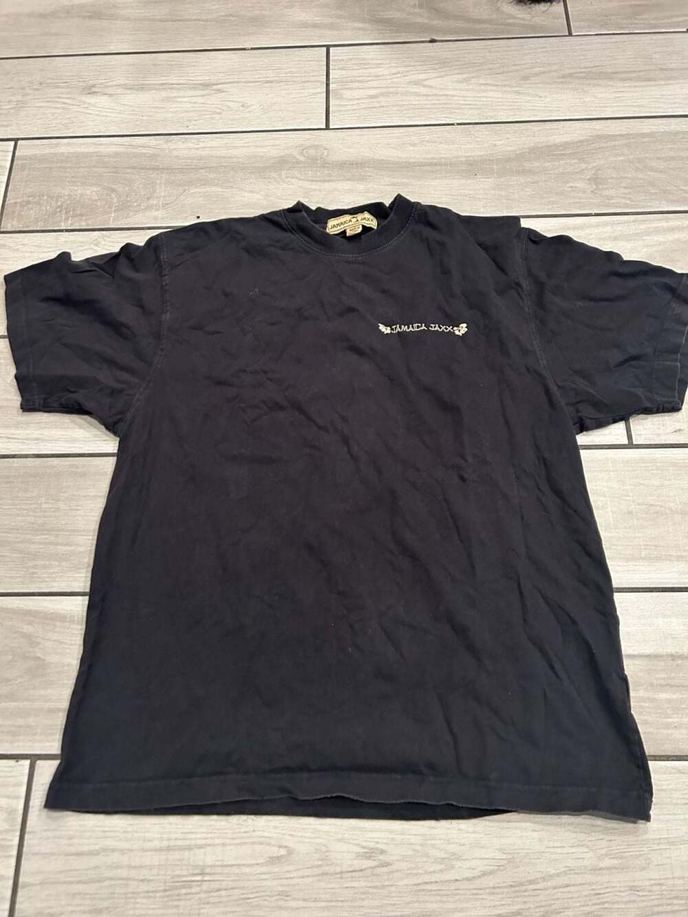 Jamaica Jaxx T-Shirt Size M Black Graphic 5-Star Accommodations